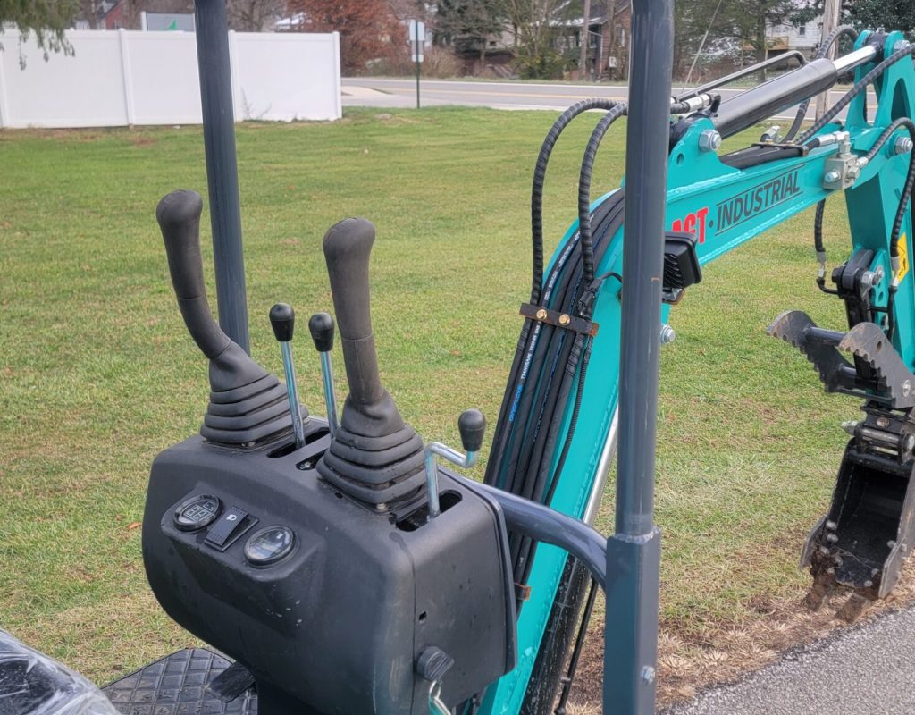 Excavator digging construction site in Barboursville, WV area