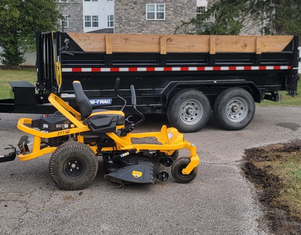 Heavy equipment digging at a site in rural WV