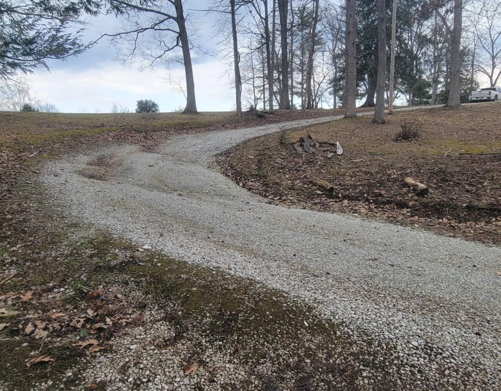 Dirt Shifters crew clearing residential land in Charleston WV efficiently.