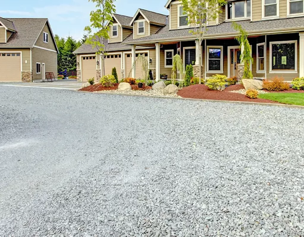 Heavy machinery operated by Dirt Shifters clearing brush and trees.