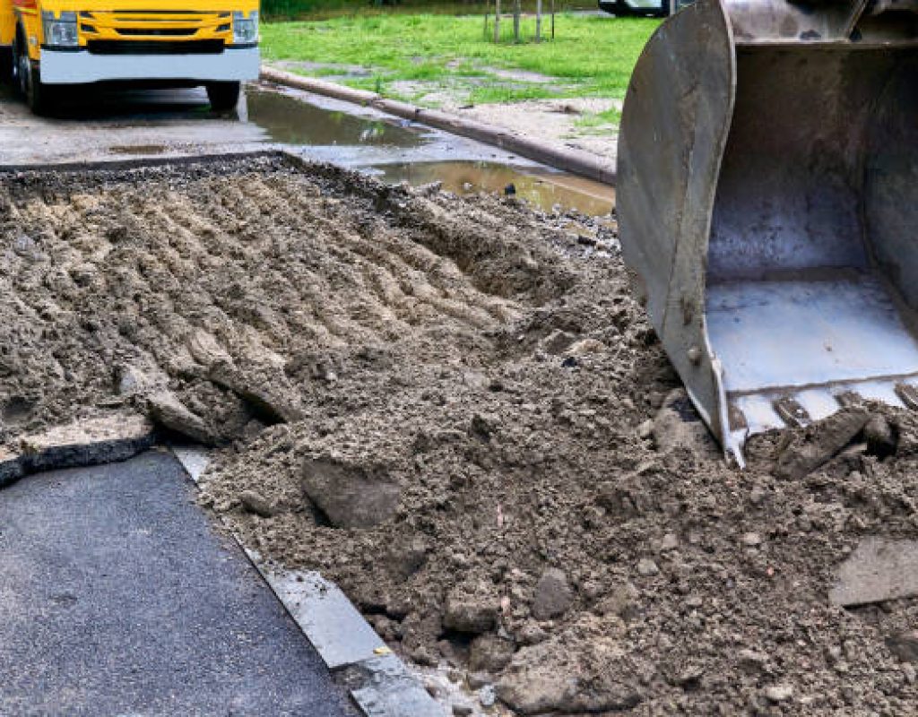 Professional land clearing project completed by Dirt Shifters Charleston WV.